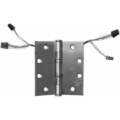 Yale - Commercial Hinges; Length (Inch): 4-1/2 ; Thickness (Decimal Inch): 0.1340 ; Minimum Thickness: 3.4036 (mm); Number of Knuckles: 5.000 ; Stanley Finish Code: US26D ; Finish/Coating: US26D - Exact Tool & Supply