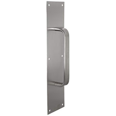 Rockwood - Door Pulls; Overall Length (Inch): 16 ; Finish/Coating: Satin Stainless Steel ; Grip Length: 4 (Inch) - Exact Tool & Supply