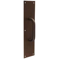 Rockwood - Door Pulls; Overall Length (Inch): 16 ; Finish/Coating: Oil Rubbed Bronze ; Grip Length: 4 (Inch) - Exact Tool & Supply