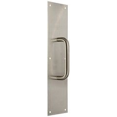 Rockwood - Door Pulls; Overall Length (Inch): 16 ; Finish/Coating: Satin Stainless Steel ; Grip Length: 4 (Inch) - Exact Tool & Supply