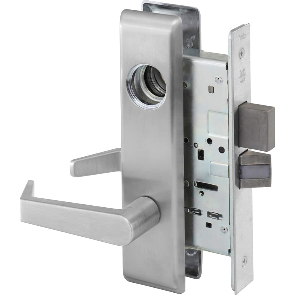 Yale - Lever Locksets; Door Thickness: 1 3/4 - Exact Tool & Supply