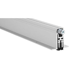 Pemko - Sweeps & Seals; Type: Acoustic Automatic Door Bottom ; Width (Inch): 9/16 ; Finish/Coating: Mill Finish Aluminum ; Material: 6063-T6 Aluminum Alloy and Temper Case with TPE Gasket ; Back Strip Brush Width (Inch): 6 ; Bristle Length (Inch): 12.0000 - Exact Tool & Supply