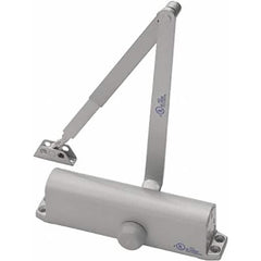 Yale - Manual Dampers; Closer Body Length: 9-3/4 (Inch); Finish/Coating: Aluminum Painted ; Door Thickness: 2-3/4 (Inch); Additional Information: Series: YDC200; Model: YDC201; Material: Aluminum; Spring Size: 4; Closerbody Width: 1-3/4 in; Weight: 6 lb; - Exact Tool & Supply