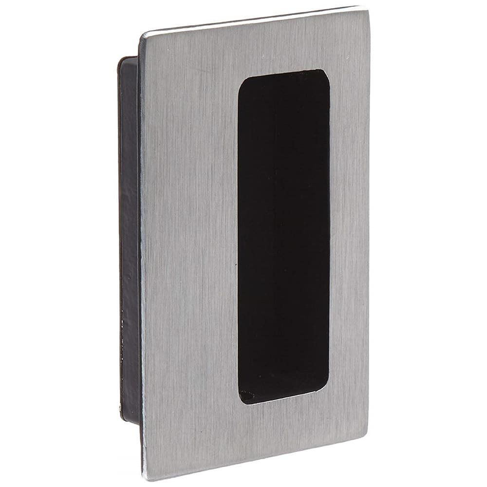 Rockwood - Door Pulls; Overall Length (Inch): 16 ; Finish/Coating: Satin; Chrome Plated Brass ; Grip Length: 4 (Inch) - Exact Tool & Supply