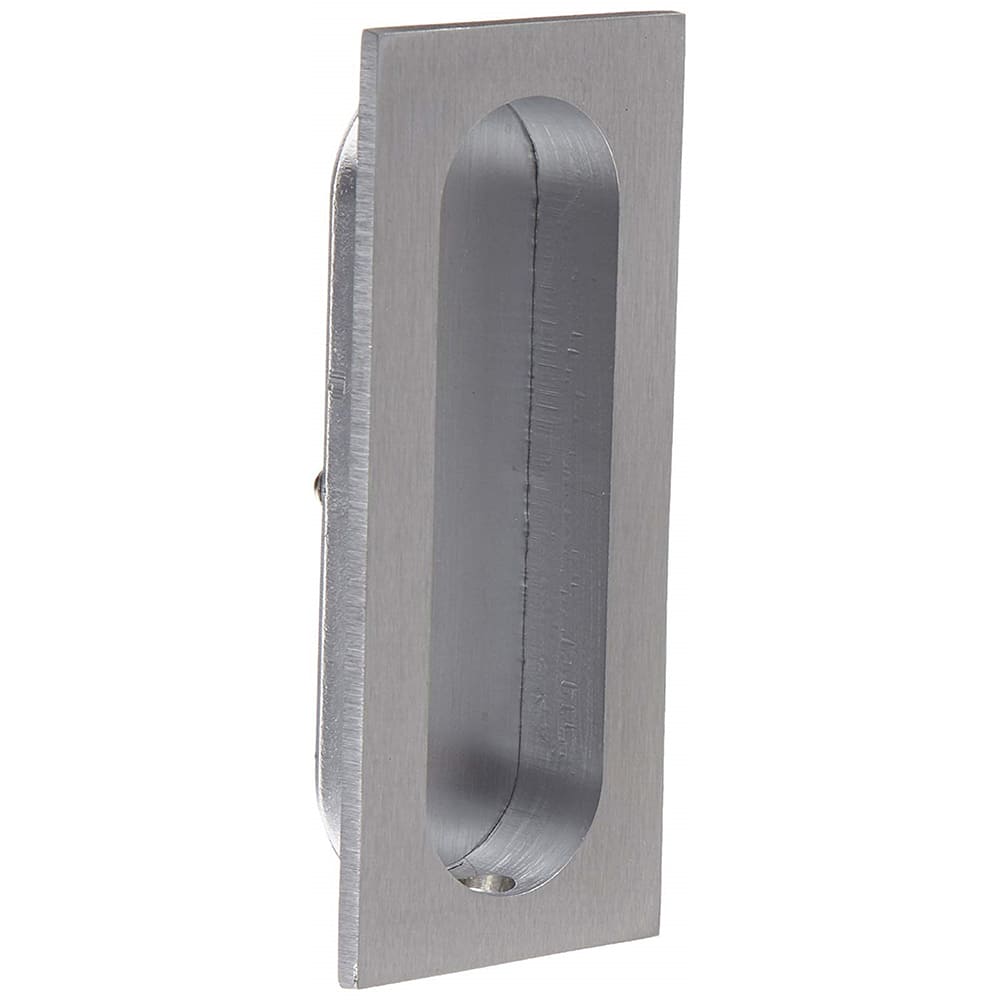 Rockwood - Door Pulls; Overall Length (Inch): 16 ; Finish/Coating: Satin; Chrome Plated Brass ; Grip Length: 4 (Inch) - Exact Tool & Supply