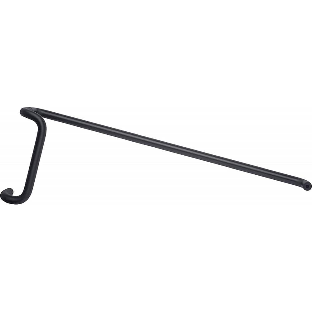 Rockwood - Door Pulls; Overall Length (Inch): 16 ; Finish/Coating: Black Anodized; Aluminum ; Grip Length: 4 (Inch); Projection: 3.5 (Inch) - Exact Tool & Supply