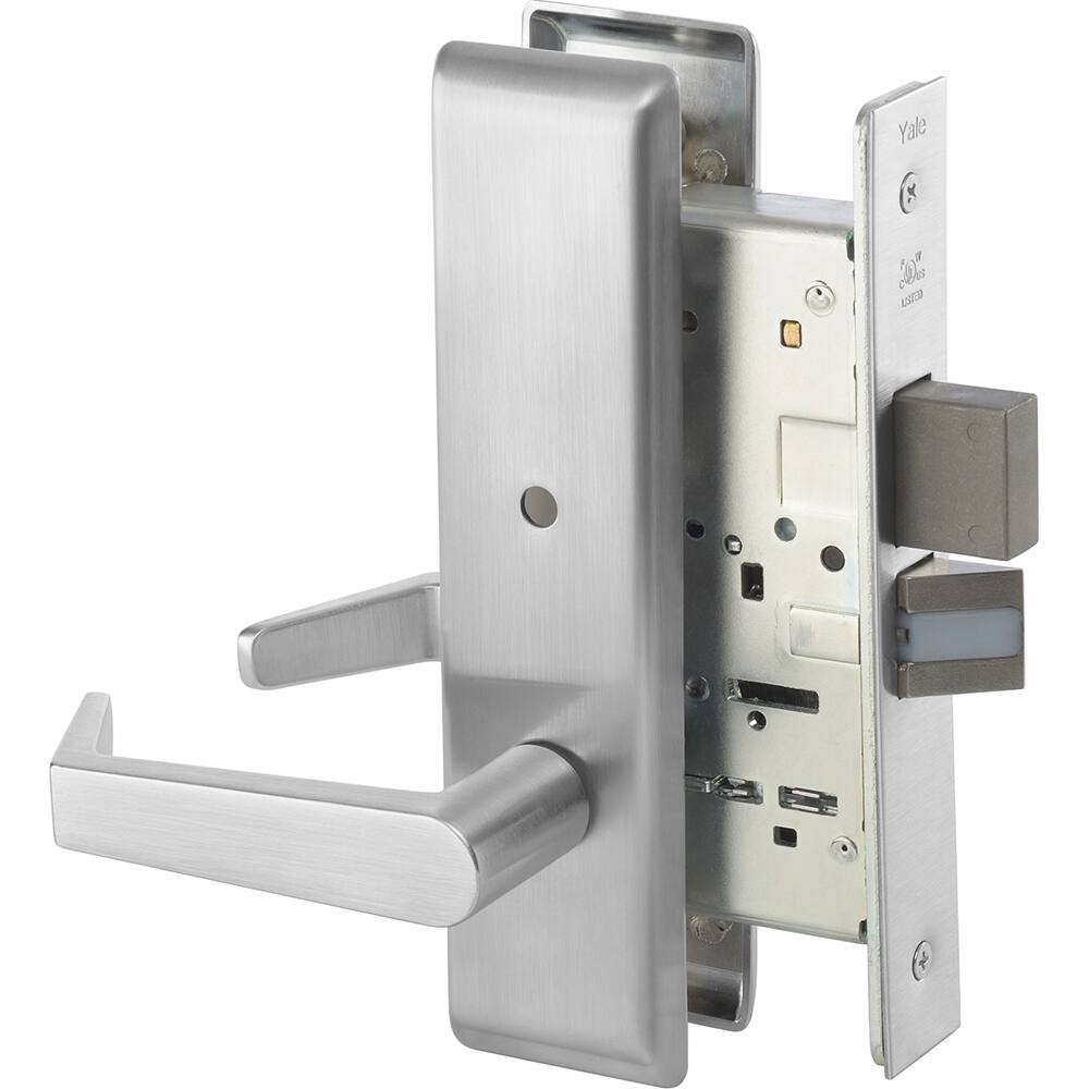 Yale - Lever Locksets; Door Thickness: 1 3/4 - Exact Tool & Supply