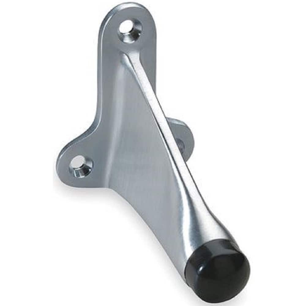 Rockwood - Stops; Type: Heavy-Duty Wall Stop ; Finish/Coating: Satin Chrome ; Projection: 3-3/4 (Inch); Mount Type: Wall - Exact Tool & Supply