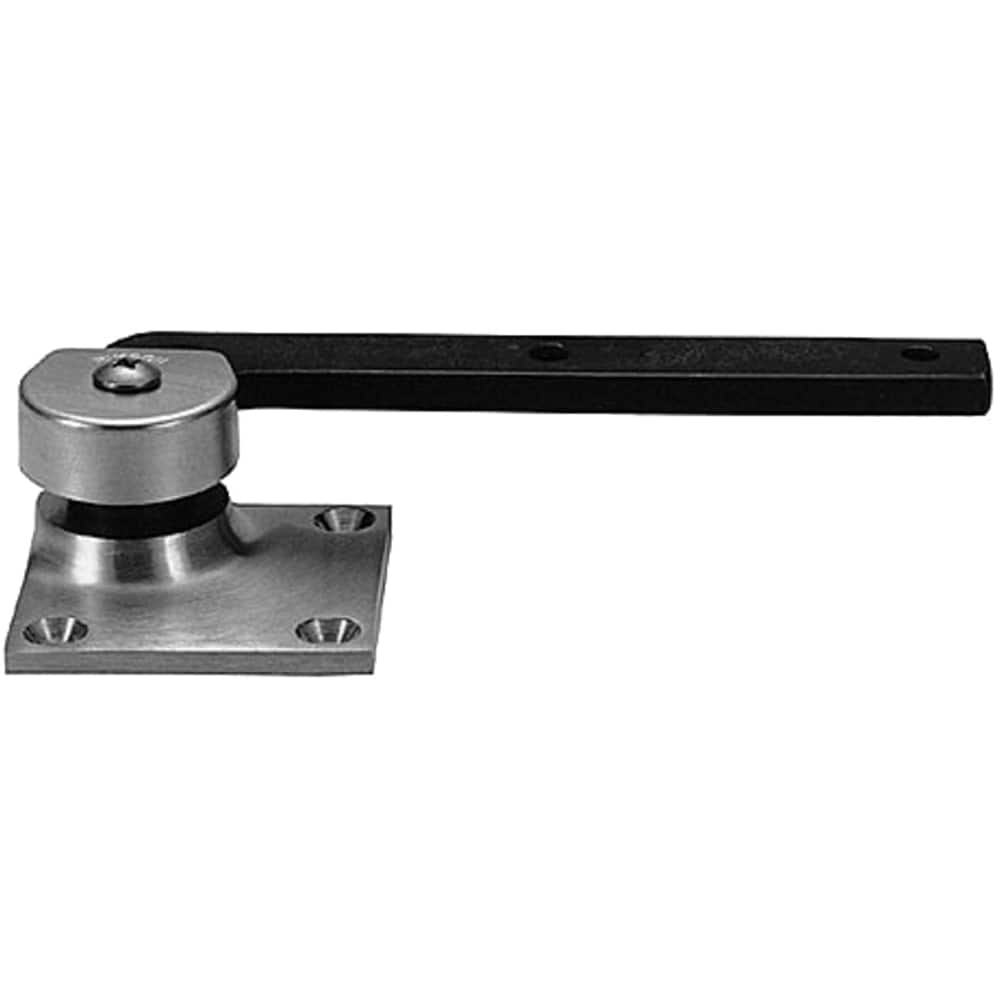 Rixson - Pivot Hinges; Finish/Coating: Satin Chrome ; Material: Brass ; Type: Regular Light-Duty/Light-Weight Pivot ; Hand: Left Hand ; Leaf Height: 4-1/4 (Inch); Length (Inch): 7-1/4 - Exact Tool & Supply