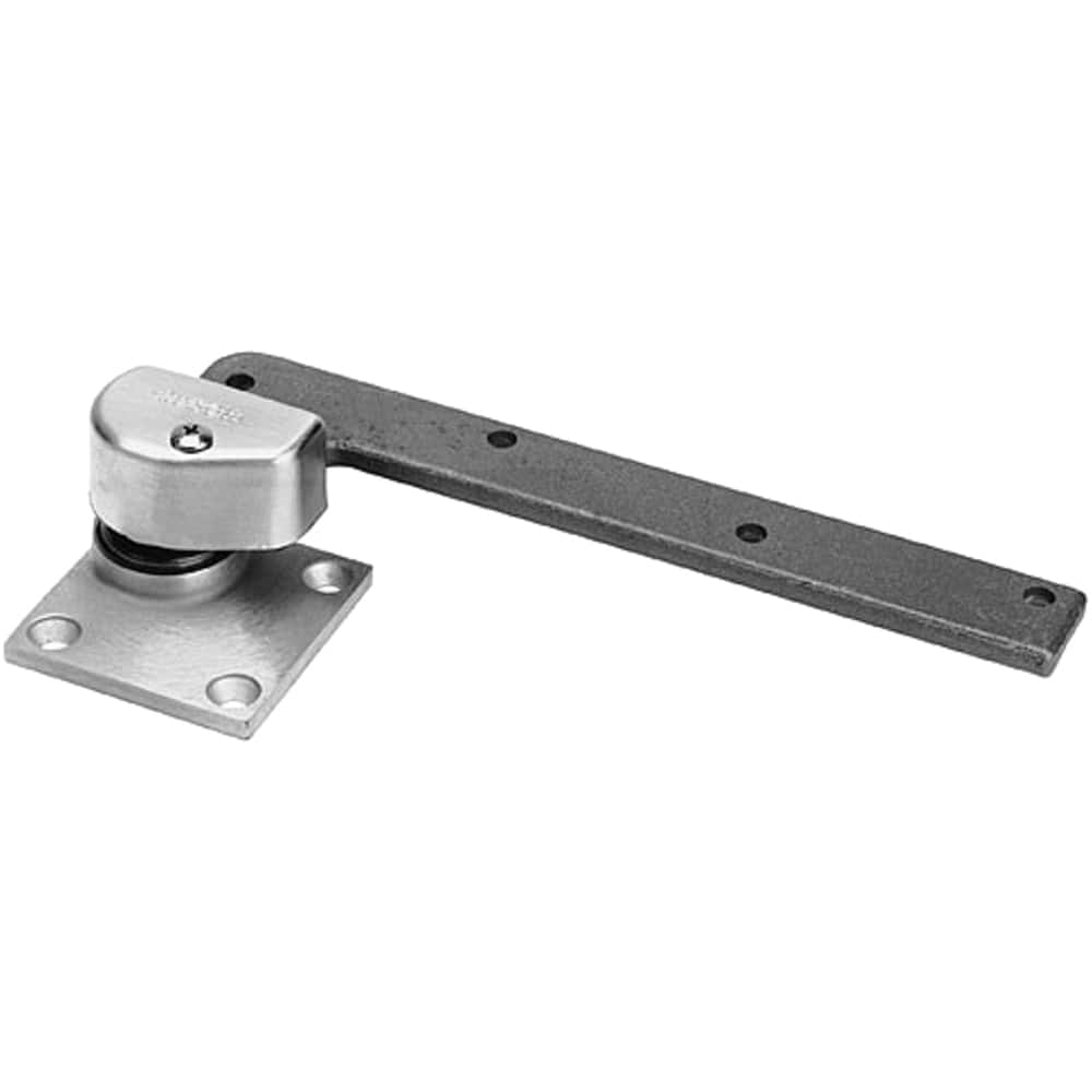 Rixson - Pivot Hinges; Finish/Coating: Oil Rubbed Bronze ; Material: Brass ; Type: Offset Hung Regular Standard-Duty Pivot ; Hand: Left Hand ; Leaf Height: 4-1/4 (Inch); Length (Inch): 9-5/8 - Exact Tool & Supply