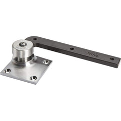 Rixson - Pivot Hinges; Finish/Coating: Satin Chrome ; Material: Brass ; Type: Regular Light-Duty/Light-Weight Pivot ; Hand: Right Hand ; Leaf Height: 4-1/4 (Inch); Length (Inch): 7-1/4 - Exact Tool & Supply