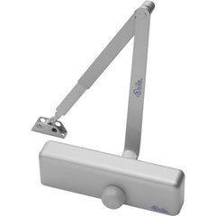 Yale - Manual Dampers; Closer Body Length: 9-3/4 (Inch); Finish/Coating: Aluminum Painted ; Door Thickness: 2-3/4 (Inch); Additional Information: Series: 1100; Material: Aluminum; Spring Size: Multi-Size 1 to 4 (with Cover); Includes: Sleeve Nuts; Projec - Exact Tool & Supply