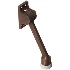 Rockwood - Stops; Type: Kick Down Door Stop ; Finish/Coating: Oxidized Satin Dark Bronze ; Projection: 5 (Inch); Mount Type: Floor - Exact Tool & Supply