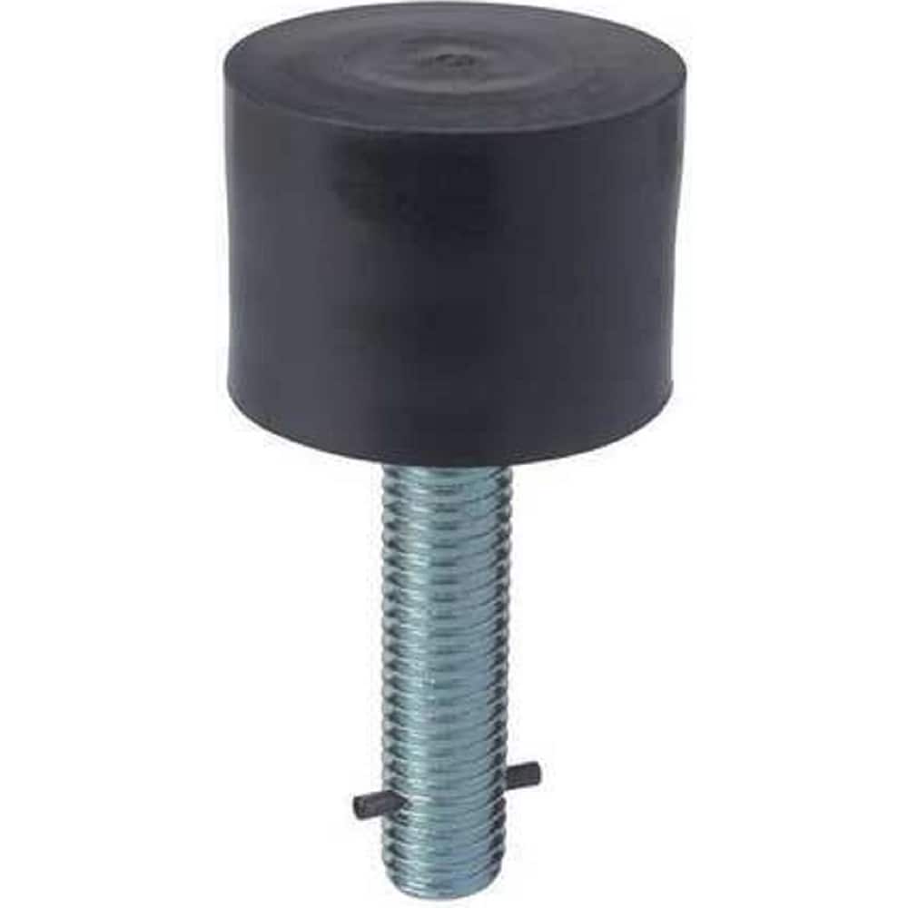 Rockwood - Stops; Type: Heavy-Duty Door Stop ; Finish/Coating: Black ; Projection: 3 (Inch); Mount Type: Floor - Exact Tool & Supply