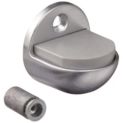 Rockwood - Stops; Type: Cast Universal Dome Stop ; Finish/Coating: Satin Chrome ; Projection: 2 (Inch); Mount Type: Floor - Exact Tool & Supply