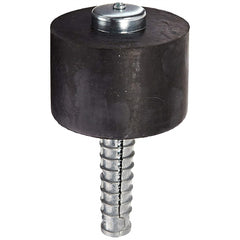 Rockwood - Stops; Type: Heavy-Duty Door Stop ; Finish/Coating: Satin Chrome ; Projection: 3 (Inch); Mount Type: Floor - Exact Tool & Supply