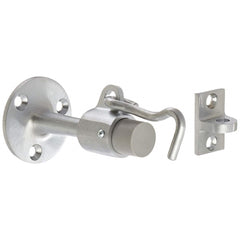 Yale - Holders; Overall Length: 2.00 ; Finish/Coating: Satin Chrome ; Grade: 1 ; Stem Length: 1/2 (Inch) - Exact Tool & Supply