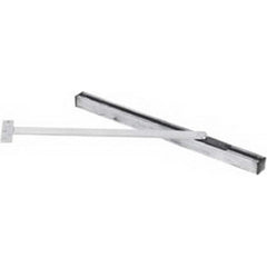 Yale - Stops; Type: Heavy-Duty Stop ; Finish/Coating: Satin Stainless Steel ; Projection: 2 (Inch); Mount Type: Concealed - Exact Tool & Supply