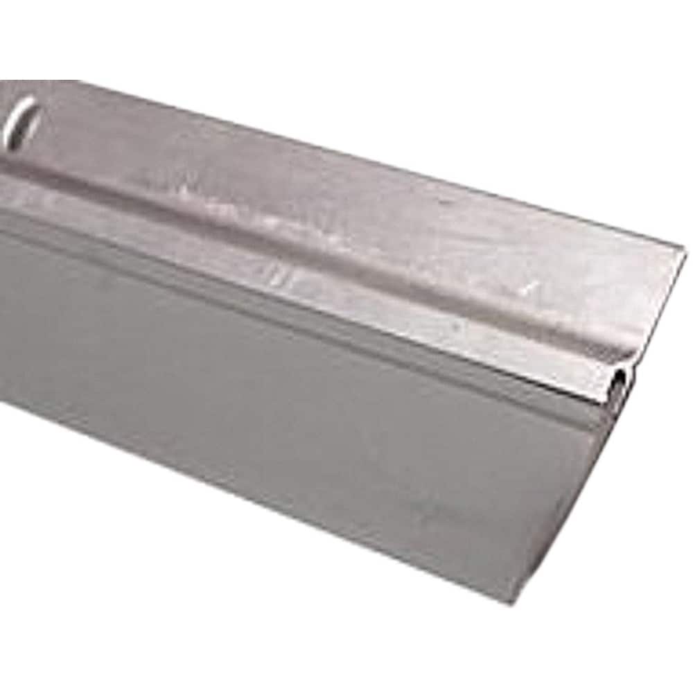 Pemko - Sweeps & Seals; Type: Brush Door Bottom Sweep ; Width (Inch): 1/4 ; Finish/Coating: Mill Finish Aluminum ; Material: 6063-T6 Extruded Tempered Aluminum ; Back Strip Brush Width (Inch): 0.5 ; Bristle Length (Inch): 0.5000 - Exact Tool & Supply