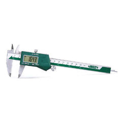 Insize USA LLC - Electronic Calipers; Minimum Measurement (Decimal Inch): 0.0000 ; Maximum Measurement (Decimal Inch): 6 ; Accuracy Plus/Minus (Decimal Inch): 0.0008 ; Resolution (Decimal Inch): 0.0005 ; IP Rating: None ; Data Output: Yes - Exact Tool & Supply