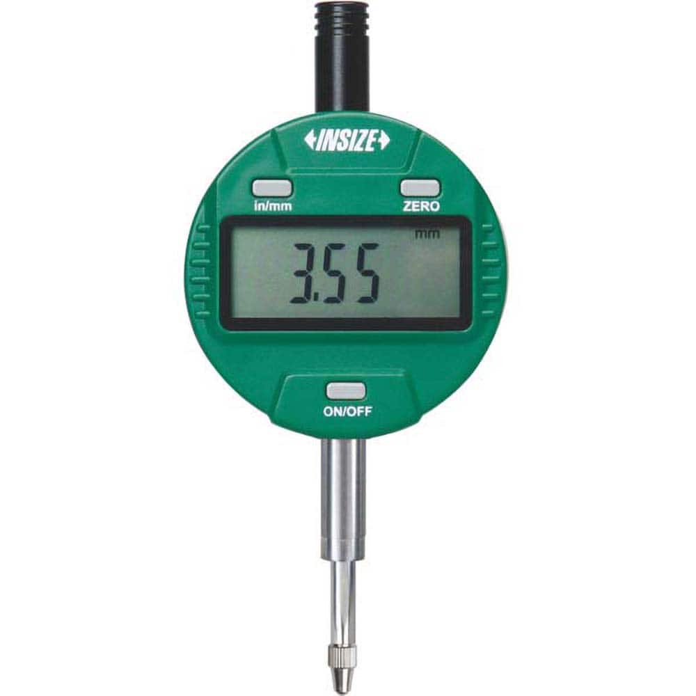 Insize USA LLC - Electronic Drop Indicators; Minimum Measurement (Decimal Inch): 0 ; Minimum Measurement (Inch): 0 ; Minimum Measurement (mm): 0 ; Maximum Measurement (mm): 12.70 ; Maximum Measurement (Decimal Inch): 0.5000 ; Resolution (Decimal Inch): 0 - Exact Tool & Supply