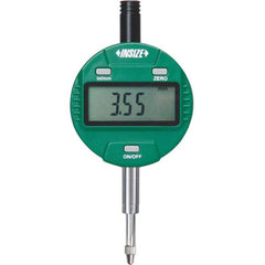 Insize USA LLC - Electronic Drop Indicators; Minimum Measurement (Decimal Inch): 0 ; Minimum Measurement (Inch): 0 ; Minimum Measurement (mm): 0 ; Maximum Measurement (mm): 12.70 ; Maximum Measurement (Decimal Inch): 0.5000 ; Resolution (Decimal Inch): 0 - Exact Tool & Supply