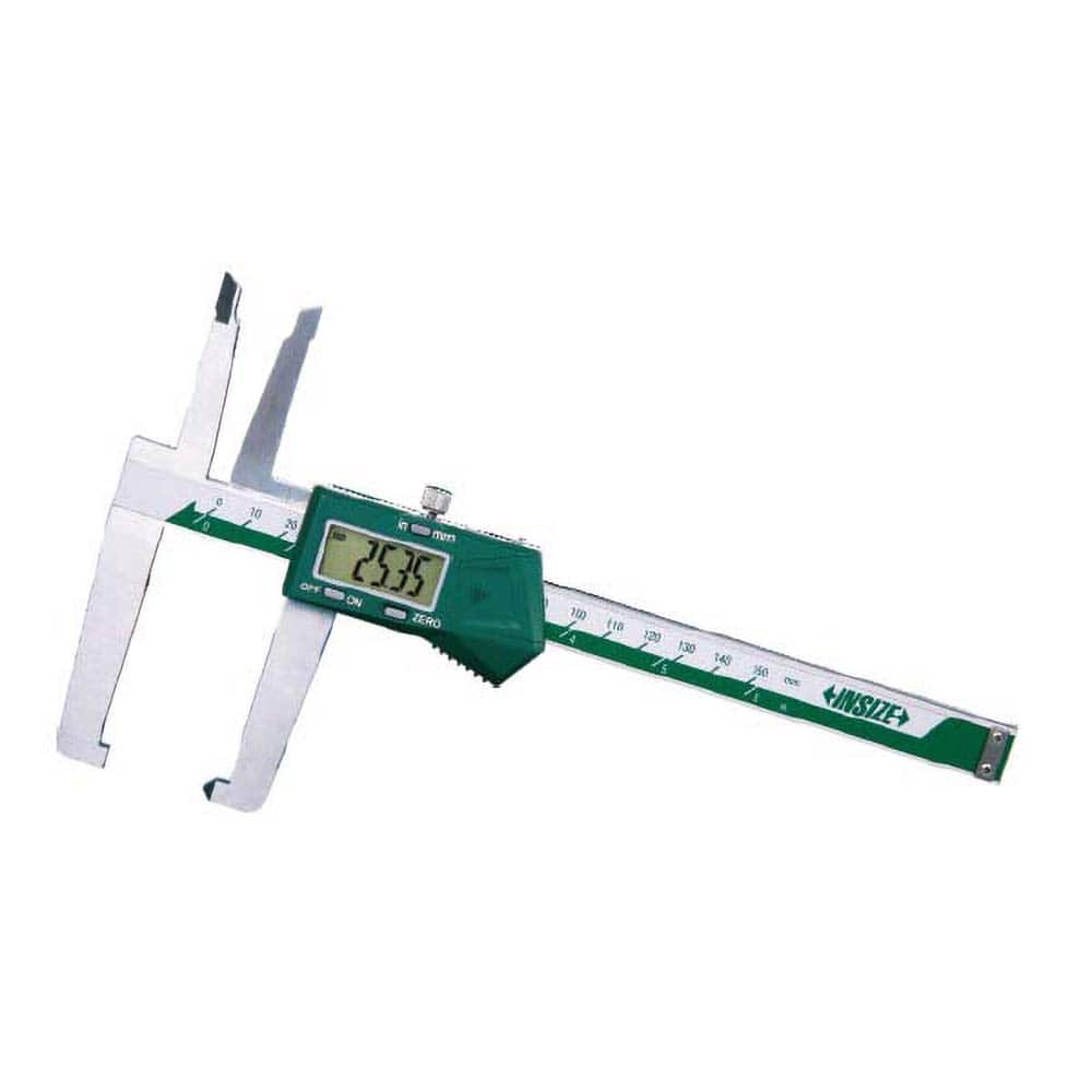 Insize USA LLC - Electronic Calipers; Minimum Measurement (Decimal Inch): 0.0000 ; Maximum Measurement (Decimal Inch): 6 ; Accuracy Plus/Minus (Decimal Inch): 0.0028 ; Resolution (Decimal Inch): 0.0005 ; IP Rating: None ; Data Output: Yes - Exact Tool & Supply