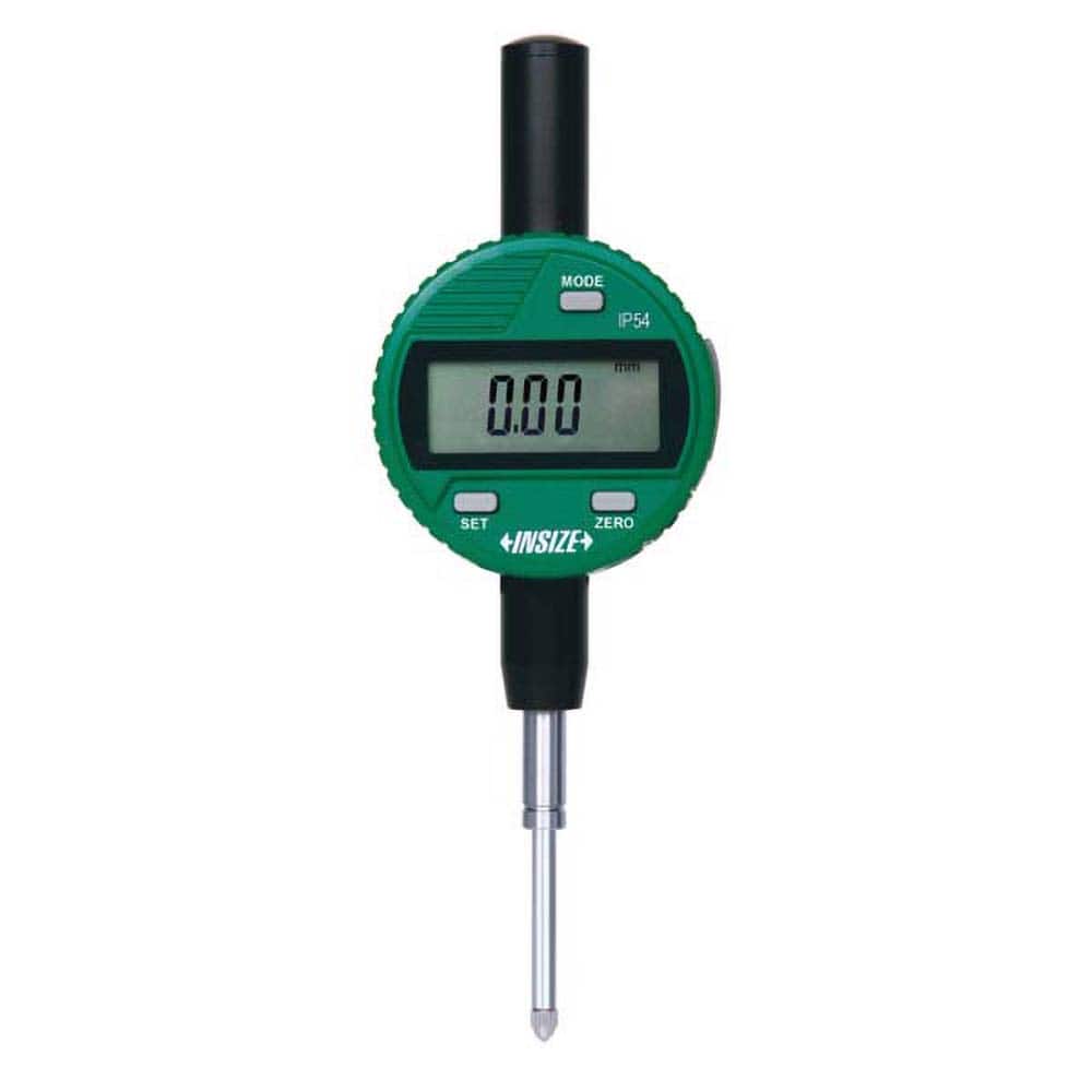 Insize USA LLC - Electronic Drop Indicators; Minimum Measurement (Decimal Inch): 0 ; Minimum Measurement (Inch): 0 ; Minimum Measurement (mm): 0 ; Maximum Measurement (mm): 25.40 ; Maximum Measurement (Decimal Inch): 1.0000 ; Resolution (Decimal Inch): 0 - Exact Tool & Supply