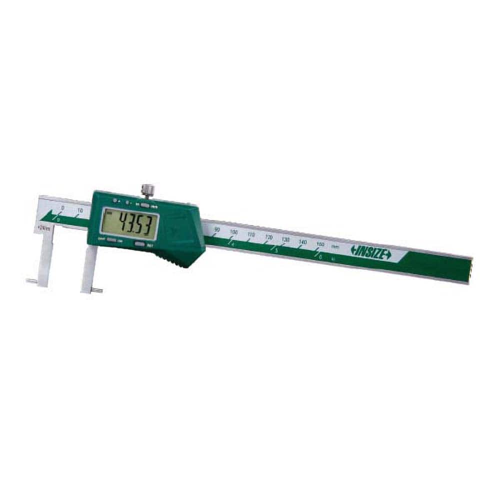 Insize USA LLC - Electronic Calipers; Minimum Measurement (Decimal Inch): 2.0000 ; Maximum Measurement (Decimal Inch): 12 ; Accuracy Plus/Minus (Decimal Inch): 0.0024 ; Resolution (Decimal Inch): 0.0005 ; IP Rating: None ; Data Output: Yes - Exact Tool & Supply