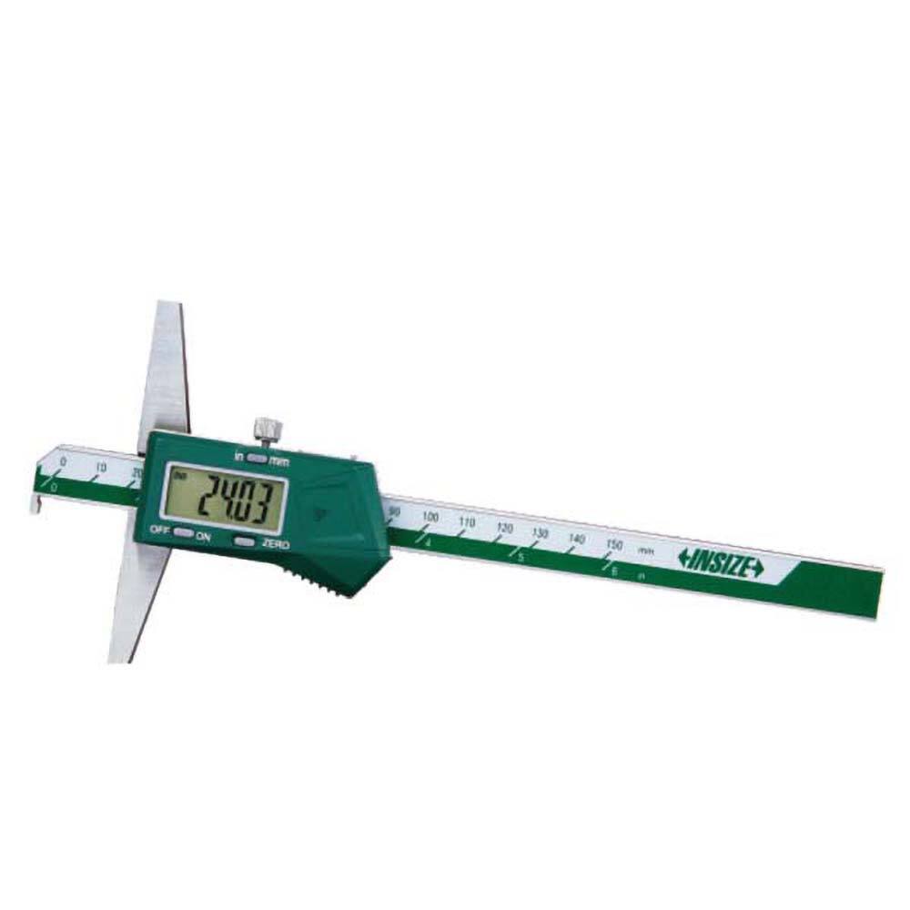 Insize USA LLC - Electronic Depth Gages; Minimum Measurement (mm): 0.00 ; Minimum Measurement (Decimal Inch): 0.0000 ; Maximum Measurement (Decimal Inch): 6.0000 ; Maximum Measurement (mm): 150.00 ; Resolution (mm): 0.01 ; Resolution (Decimal Inch): 0.00 - Exact Tool & Supply
