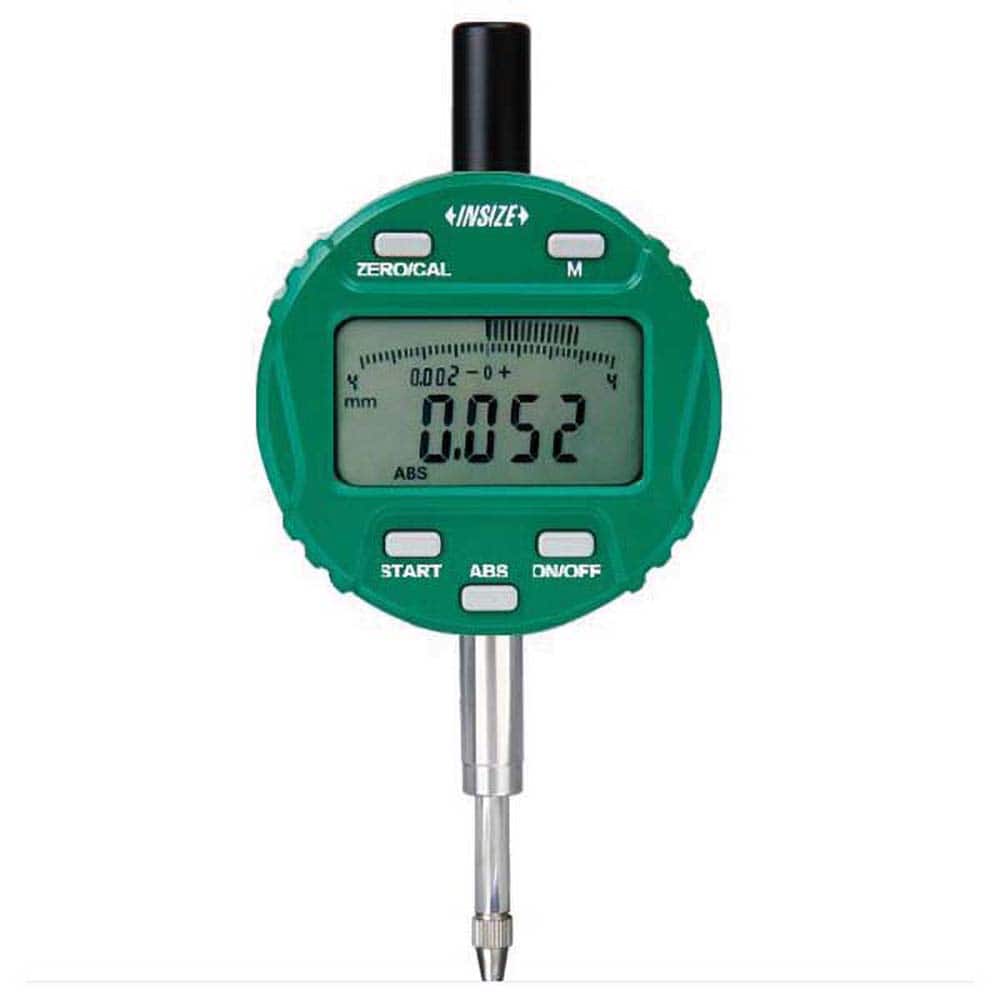 Insize USA LLC - Electronic Drop Indicators; Minimum Measurement (Decimal Inch): 0 ; Minimum Measurement (Inch): 0 ; Minimum Measurement (mm): 0 ; Maximum Measurement (mm): 12.70 ; Maximum Measurement (Decimal Inch): 0.5000 ; Resolution (Decimal Inch): 0 - Exact Tool & Supply