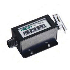 Insize USA LLC - Counters & Totalizers; Type: Counter ; Display Type: 6-Digit ; Number of Digits: 6 ; Mount: Base ; Reset: Yes - Exact Tool & Supply