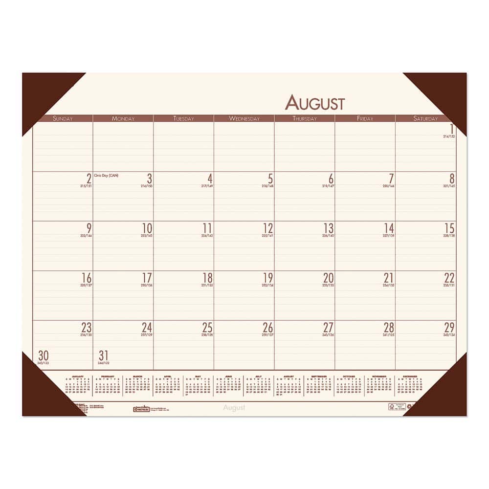House of Doolittle - Note Pads, Writing Pads & Notebooks Writing Pads & Notebook Type: Desk Pad Size: 18-1/2 x 13 - Exact Tool & Supply