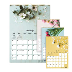 Blueline - Note Pads, Writing Pads & Notebooks Writing Pads & Notebook Type: Wall Calendar Size: 12 x 17 - Exact Tool & Supply