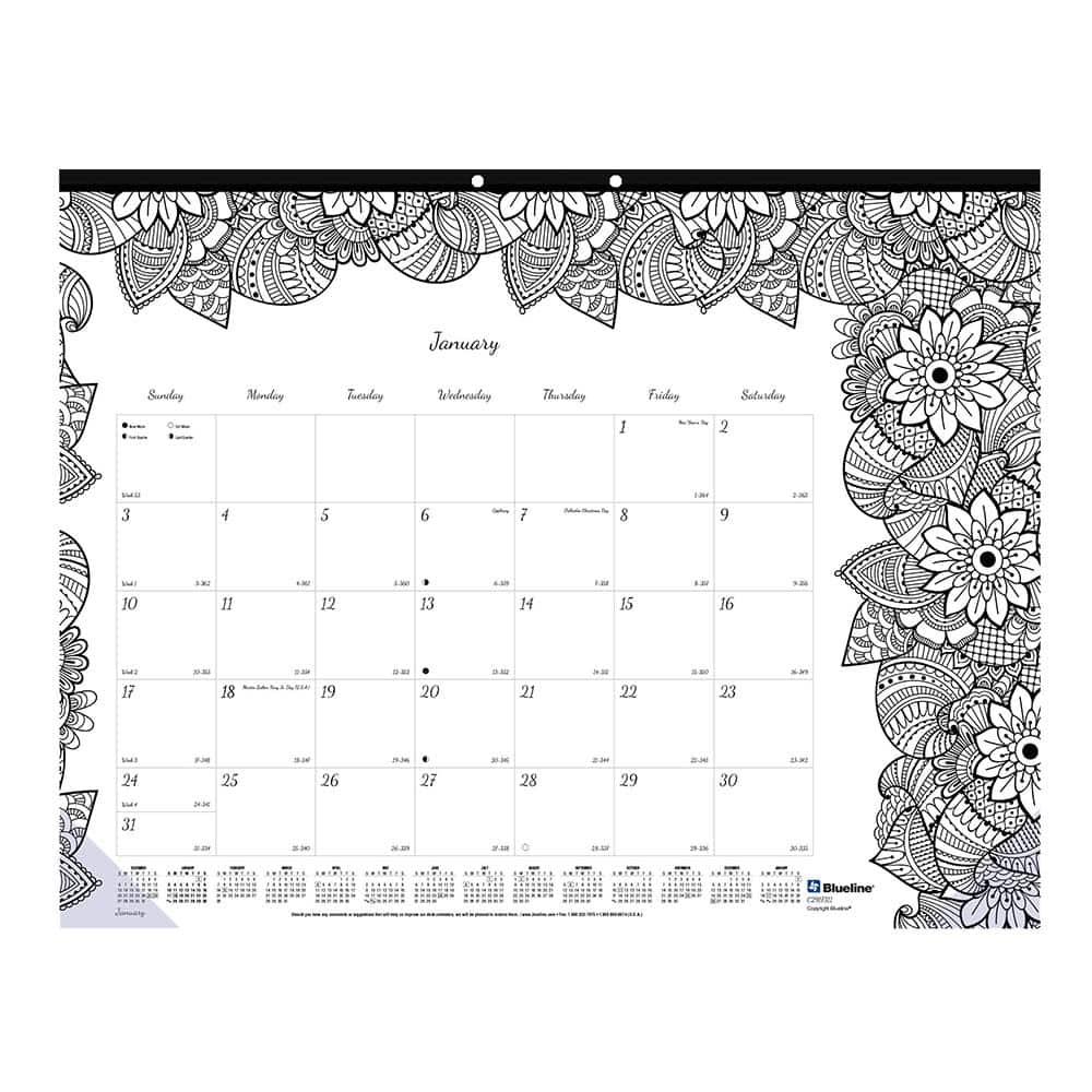 Blueline - Note Pads, Writing Pads & Notebooks Writing Pads & Notebook Type: Desk Pad Size: 22 x 17 - Exact Tool & Supply