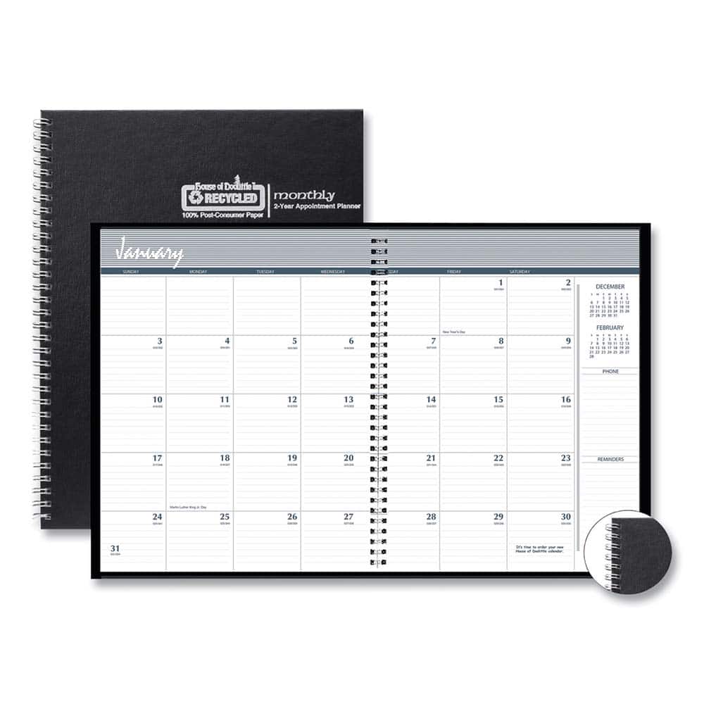 House of Doolittle - Note Pads, Writing Pads & Notebooks Writing Pads & Notebook Type: Appointment Book Size: 8-1/2 X 11 - Exact Tool & Supply