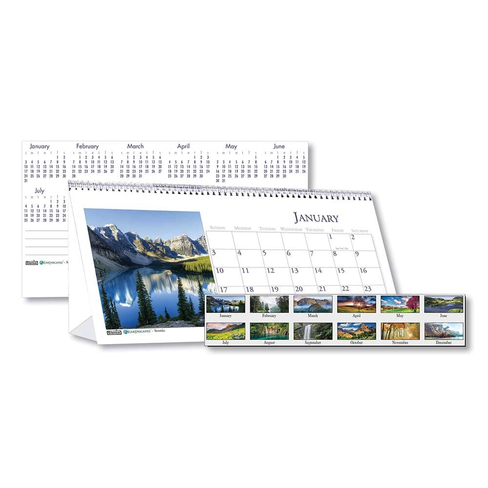 House of Doolittle - Note Pads, Writing Pads & Notebooks Writing Pads & Notebook Type: Desk Calendar Size: 8-1/2 x 4-1/2 - Exact Tool & Supply