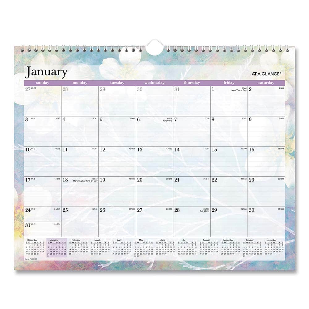 AT-A-GLANCE - Note Pads, Writing Pads & Notebooks Writing Pads & Notebook Type: Wall Calendar Size: 15 x 12 - Exact Tool & Supply