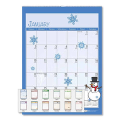 House of Doolittle - Note Pads, Writing Pads & Notebooks Writing Pads & Notebook Type: Wall Calendar Size: 12 x 16-1/2 - Exact Tool & Supply