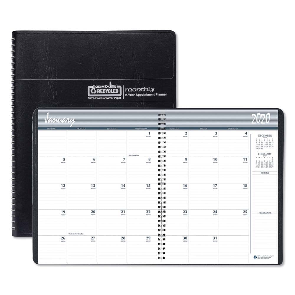 House of Doolittle - Note Pads, Writing Pads & Notebooks Writing Pads & Notebook Type: Appointment Book Size: 6-7/8 x 8-3/4 - Exact Tool & Supply