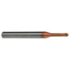 0.8mmTuffCut DM 2 FL BN ALtima 52 coated CC End Mill8mmNeck lgth - Exact Tool & Supply