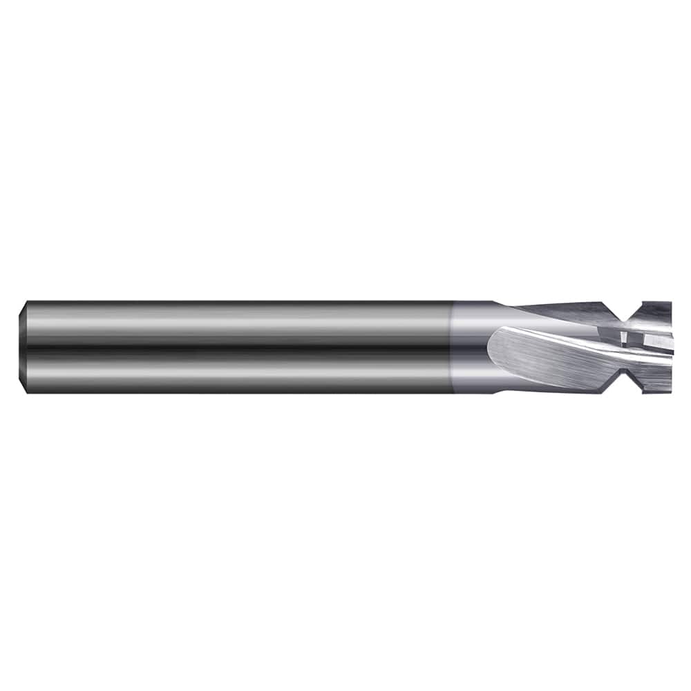 Harvey Tool - 90° 0.282" Minor Diam, 1/2" Cut Diam, 0.021" Min Width, 4-Flute Solid Carbide Picatinny Rail Form Cutter - Exact Tool & Supply