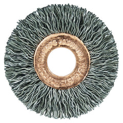 1-1/2″ Small Diameter Crimped Wire Wheel, .008″ Steel Fill, 1/2″ Arbor Hole - Exact Tool & Supply