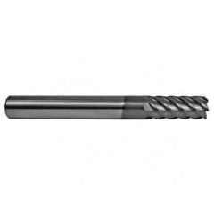 1/4 TuffCut HS Multi-Fl ALTIMA Coated .015 Corner Radii End Mill - Exact Tool & Supply