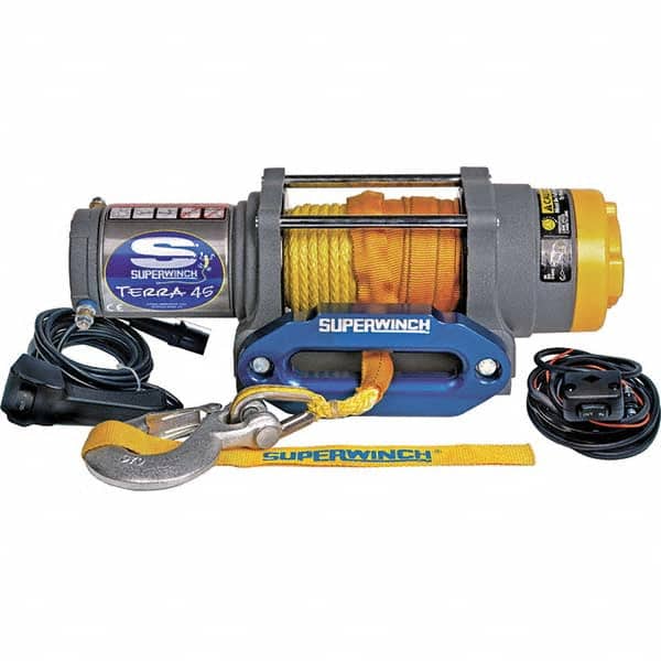 Superwinch - Automotive Winches Type: DC Electric Winch Pull Capacity (Lb.): 4,000 (Pounds) - Exact Tool & Supply