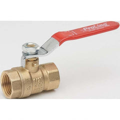 B&K Mueller - Gas Ball Valves Style: Straight w/Side Tap Pipe Size: 1/2 - Exact Tool & Supply