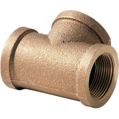 Merit Brass - Brass & Chrome Pipe Fittings Type: Tee Fitting Size: 3 - Exact Tool & Supply