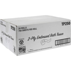 Value Collection - Toilet Tissue; Type: Toilet Tissue ; Total Sheets Included: 750 ; Recycled Fiber: Yes ; Packages per Case: 24 ; Number of Sheets: 750 - Exact Tool & Supply