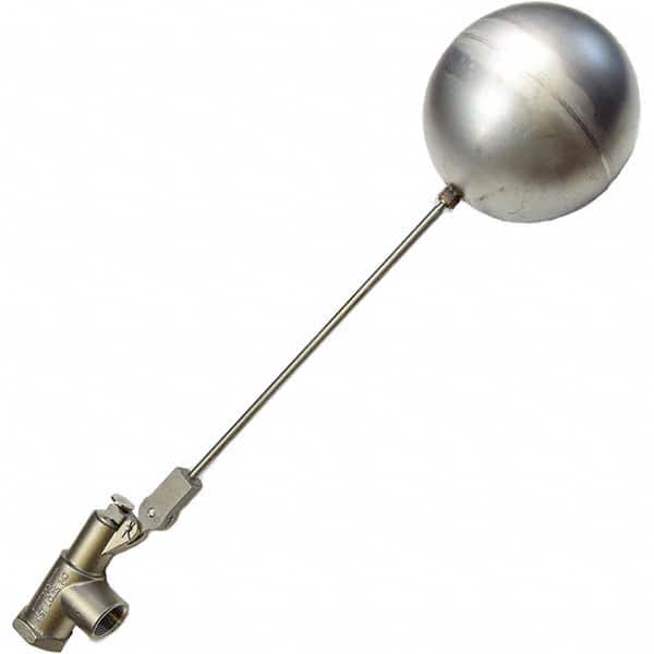 Control Devices - Float Valves Type: Mechanical Style: Angle Pattern-Single Seat - Exact Tool & Supply
