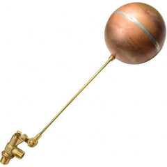 Control Devices - Float Valves Type: Mechanical Style: Angle Pattern-Single Seat - Exact Tool & Supply